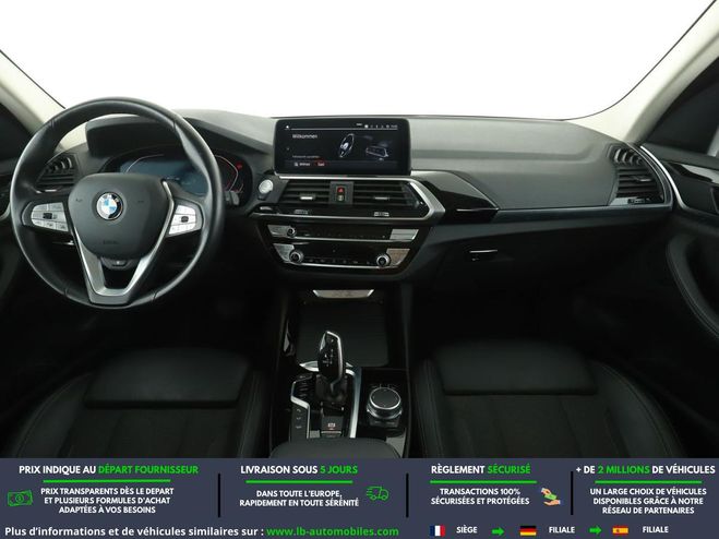 BMW X3 xDrive20d 190ch BVA Noir M�tallique de 2020