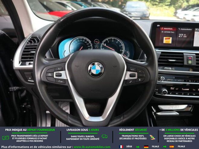 BMW X3 xDrive 30i 252ch BVA Noir M�tallique de 2018