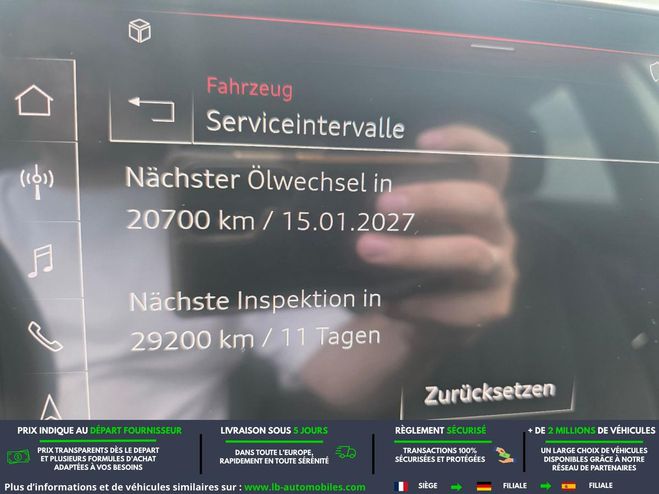Audi A5 204ch bva Sportback 40 TFSI Blanc de 2021