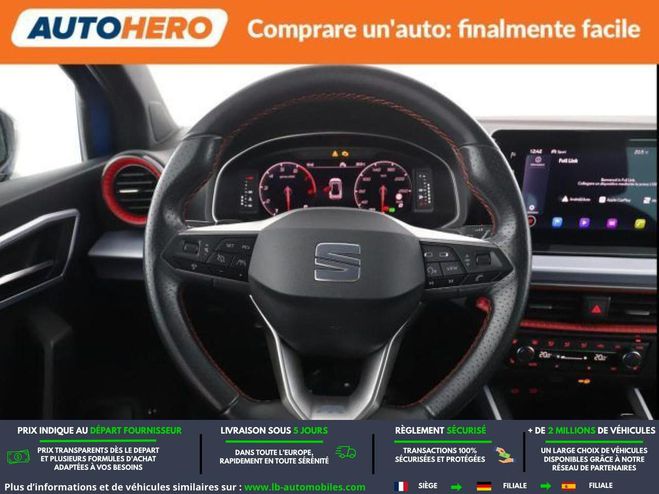 Seat Arona 1.5 TSI 150 ch  BVA Bleu M�tallique de 2022