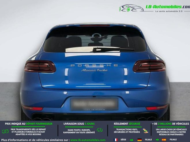 Porsche Macan Turbo 3.6 V6 400 ch Bleu M�tallique de 2015