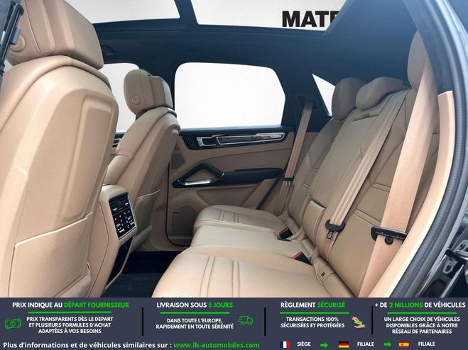 Porsche Cayenne Turbo 4.0 V8 550 ch  BVA Noir M�tallique de 2018