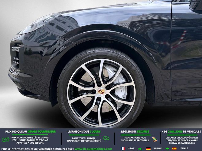 Porsche Cayenne Turbo 4.0 V8 550 ch  BVA Noir M�tallique de 2018
