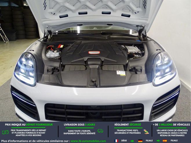 Porsche Cayenne Turbo 4.0 V8 550 ch  BVA Blanc M�tallique de 2019