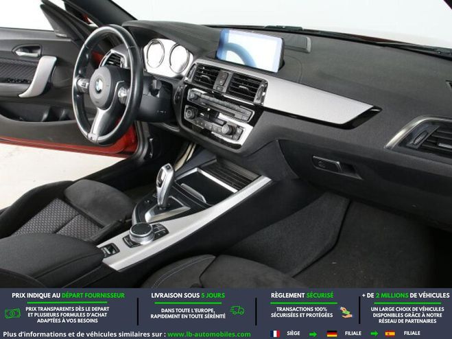 BMW Serie 2 220d 190 ch BVA Orange M�tallique de 2018