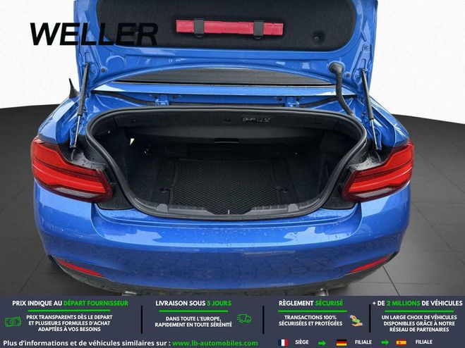 BMW Serie 2 M240i 340 ch BVA Bleu M�tallique de 2018
