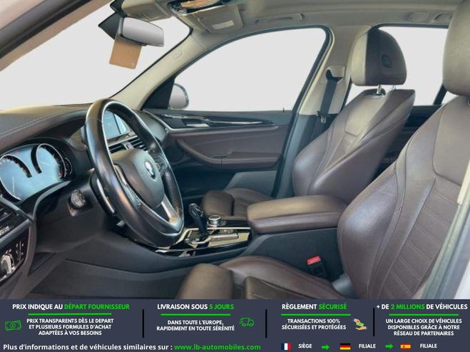 BMW X3 xDrive20d 190ch BVA Blanc de 2019