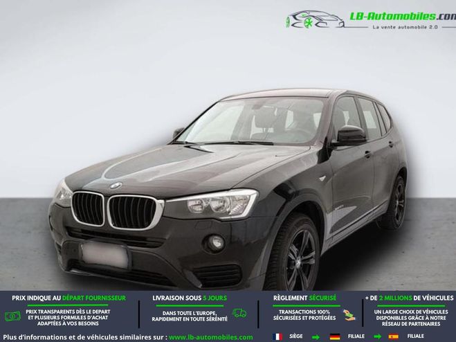 BMW X3 xDrive20d 190ch BVA Noir M�tallique de 2017