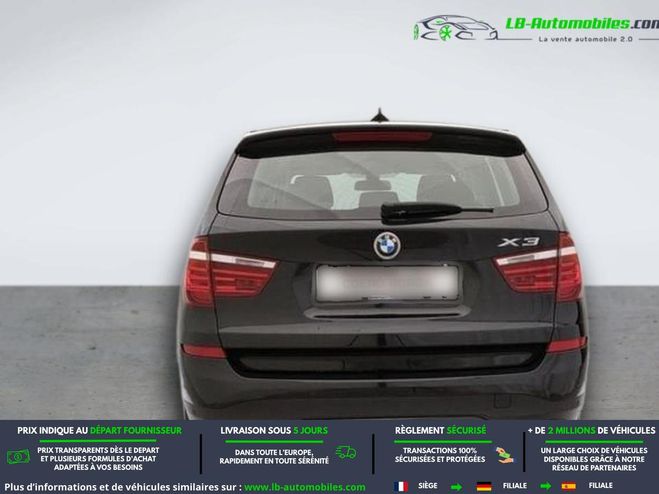 BMW X3 xDrive20d 190ch BVA Noir M�tallique de 2017