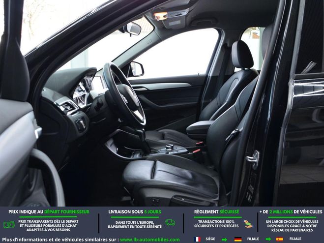 BMW X1 sDrive 18i 136 ch BVA Noir M�tallique de 2016