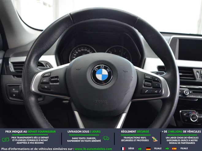 BMW X1 sDrive 18i 136 ch BVA Noir M�tallique de 2016