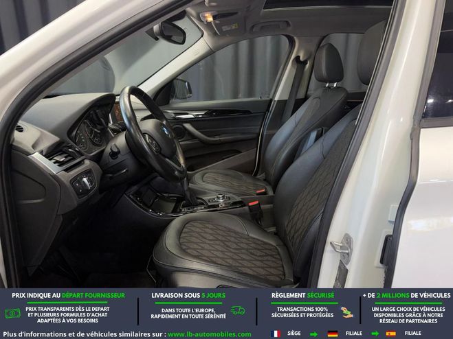 BMW X1 sDrive 20d 190 ch BVA Blanc de 2015