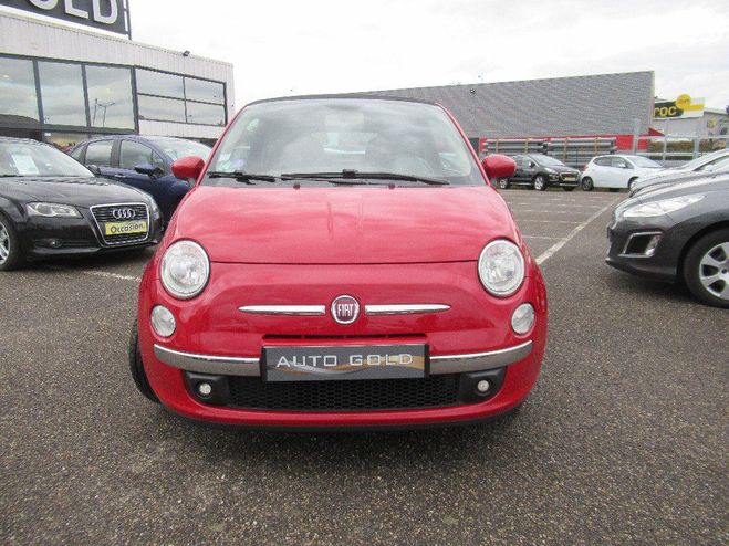 Fiat 500 Cabrio Lounge 1.2 70ch Rouge de 2010
