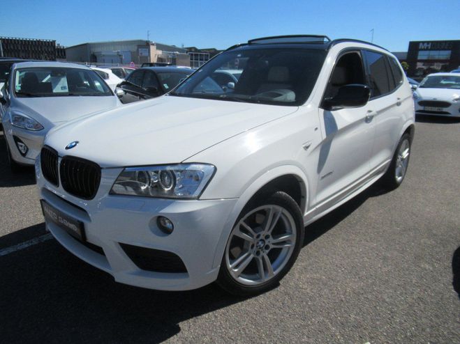 BMW X3 XDrive35d 313ch PACK M Steptronic A Blanc de 2013