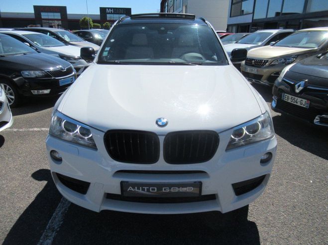 BMW X3 XDrive35d 313ch PACK M Steptronic A Blanc de 2013
