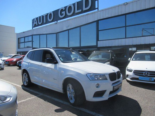 BMW X3 XDrive35d 313ch PACK M Steptronic A Blanc de 2013