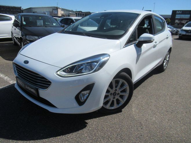 Ford Fiesta 1.0 EcoBoost 100 ch S&S BVM6 Trend Blanc de 2017