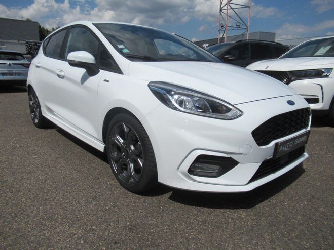 Ford Fiesta 1.0 ecoboost flexifuel 125 ST-Line Blanc de 2021