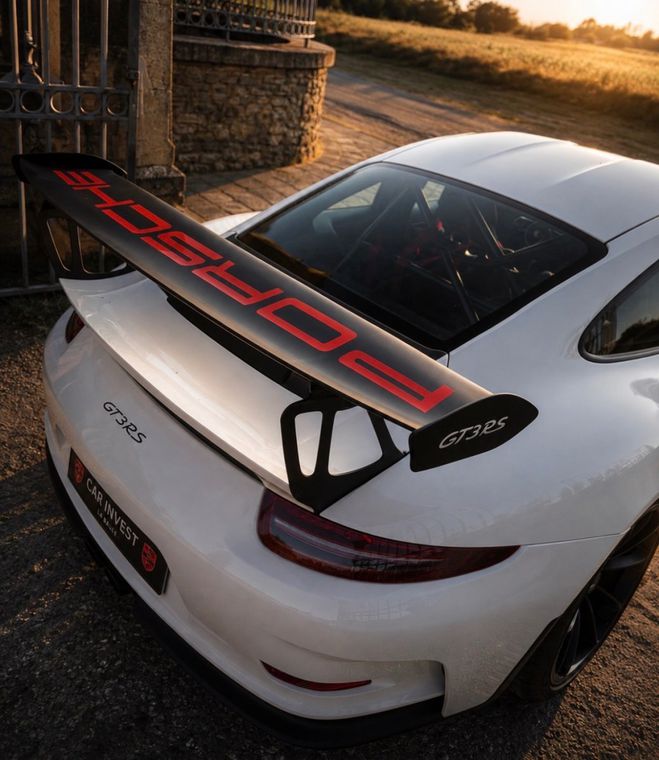 Porsche 911 Types 991 GT3 RS Blanc de 2016