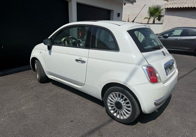 Fiat 500 bo�te automatique Blanc de 2009
