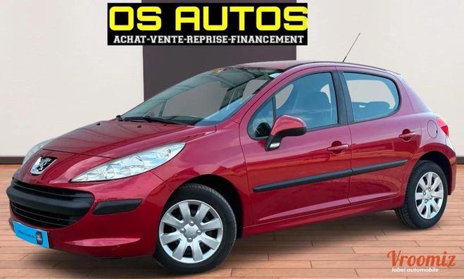 Peugeot 207 1.4e 90ch (6 cv) 16V - BVM5 - 5 Portes - Rouge de 2007
