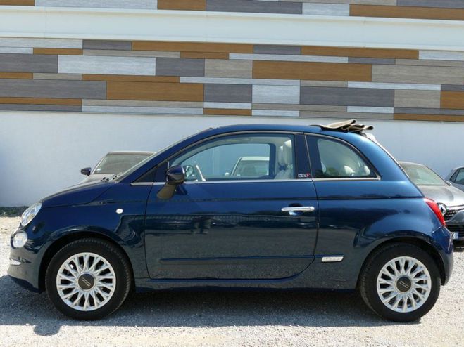 Fiat 500 C SERIE 6 1.2 69 Ch LOUNGE BVM5 Bleu de 2018
