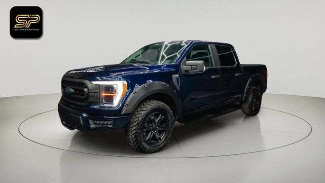 Ford F150 F-150 SuperCrew 5.0 V8 4x4 * Look Raptor Bleu de 2021