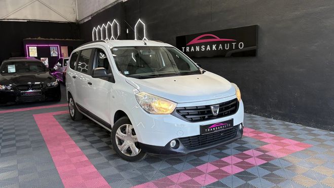 Dacia Lodgy silver line 102ch 7 places radar de recu Blanc de 2016