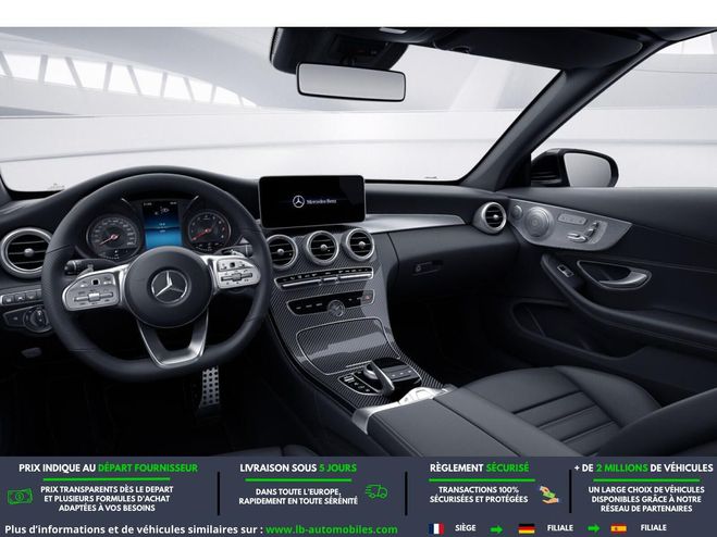 Mercedes Classe C 333ch BVA AMG Noir M�tallique de 2019