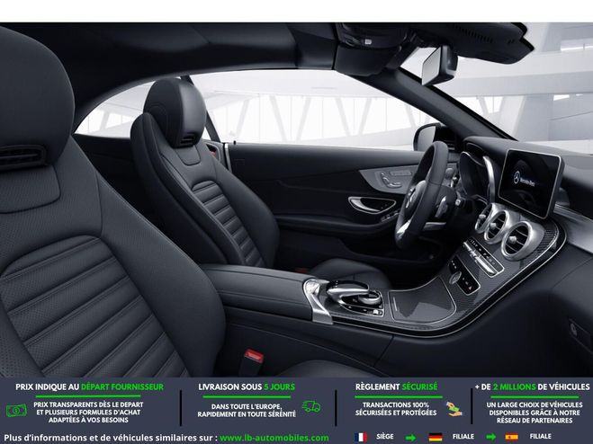 Mercedes Classe C 333ch BVA AMG Noir M�tallique de 2019