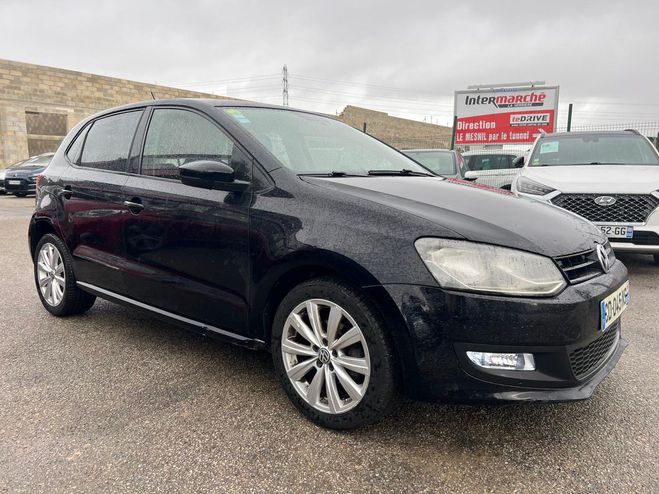 Volkswagen Polo V 1.2 TDI 75 CONFORTLINE 5P CAM�RA GPS T Noir de 2012