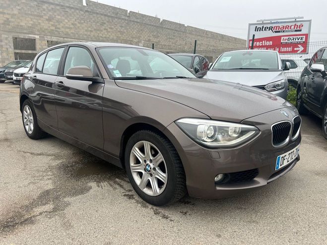 BMW Serie 1 (F20) 118I LOUNGE BVA8  5P BOITE AUTO  Marron de 2014