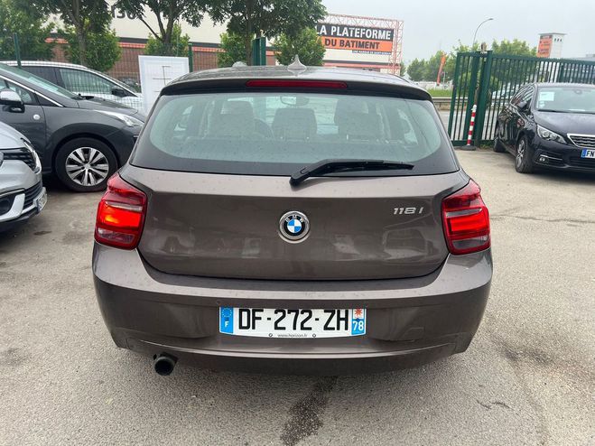 BMW Serie 1 (F20) 118I LOUNGE BVA8  5P BOITE AUTO  Marron de 2014