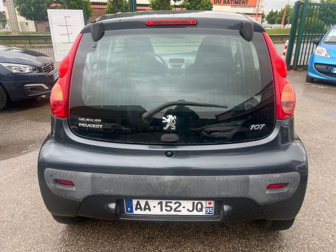 Peugeot 107 (2) 1.0 12V 68 SPORTIUM 5P PETITE CITADI Gris anthracite de 2009