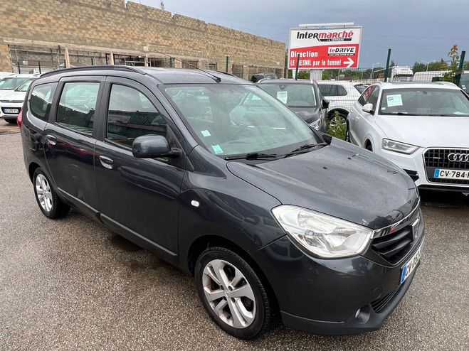 Dacia Lodgy 1.2 TCE 115 PRESTIGE 7PL 5 SIEGES TRES B Gris anthracite de 2013