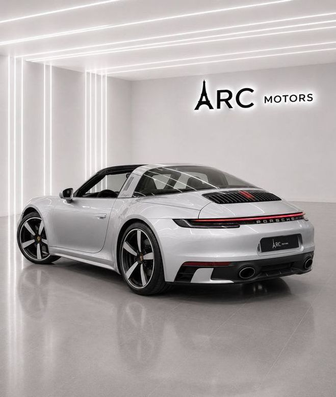 Porsche 911 992 TARGA 450 PDK SportDesign Lift Malus Gris de 2020