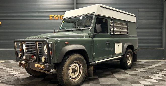 Land rover Defender fourgon societe 110 2.5 td5 120 vitre 4w Vert de 2015
