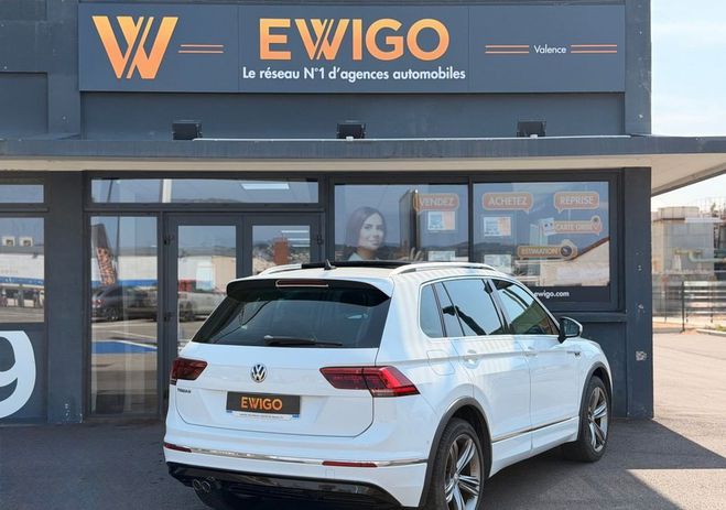 Volkswagen Tiguan 2.0 TDI 150Ch CARAT R-LINE DSG BVA TOIT  Blanc de 2019