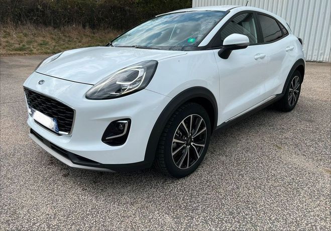 Ford Puma Titanium 1.0 EcoBoost mHEV 125 ch Blanc de 2021