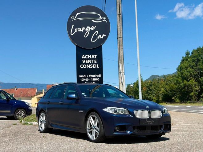 BMW Serie 5 TOURING F11 550i 407ch M INDIVIDUAL Spor Bleu de 2012