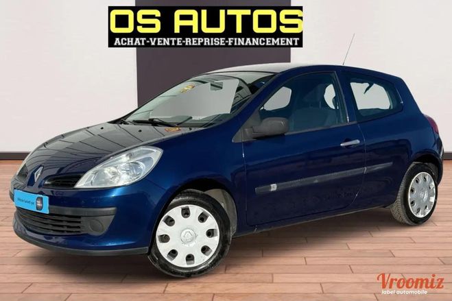 Renault Clio III 1.2 75ch (5 cv) 16V - BVM5 - 3 Porte Bleu de 2007