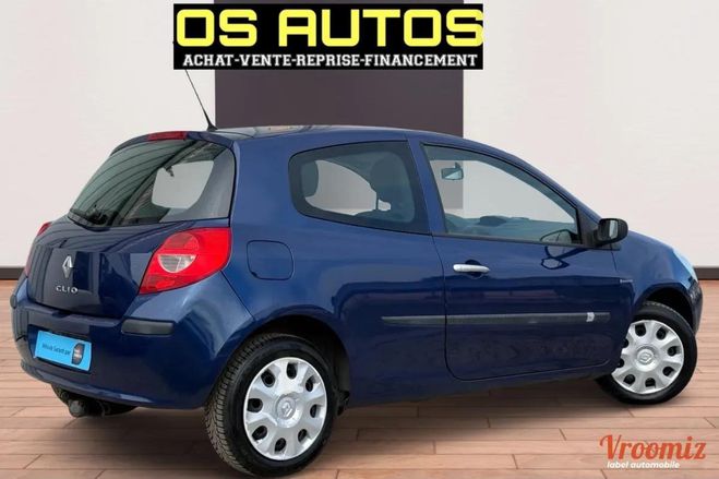 Renault Clio III 1.2 75ch (5 cv) 16V - BVM5 - 3 Porte Bleu de 2007