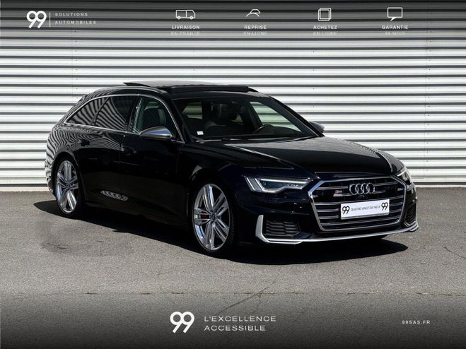 Audi S6 AVANT QUATTRO 349ch ATTELAGE ACC 360 PAN Noir Mythique de 2019