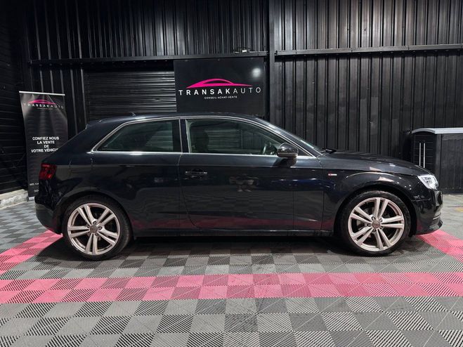 Audi A3 2.0 TDI 150 S Line S tronic 6 Noir de 2014