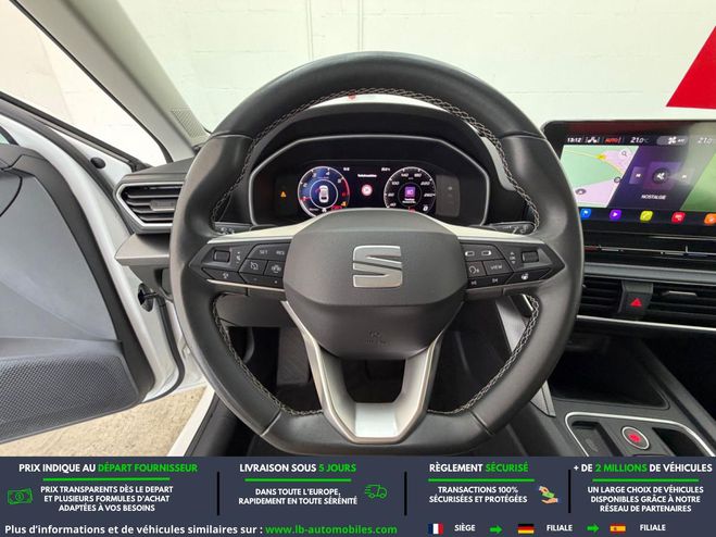 Seat Leon 150ch BVA ST Blanc de 2021