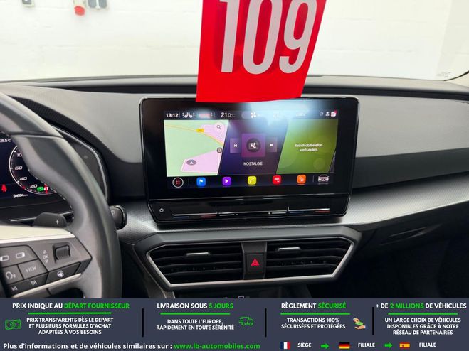 Seat Leon 150ch BVA ST Blanc de 2021