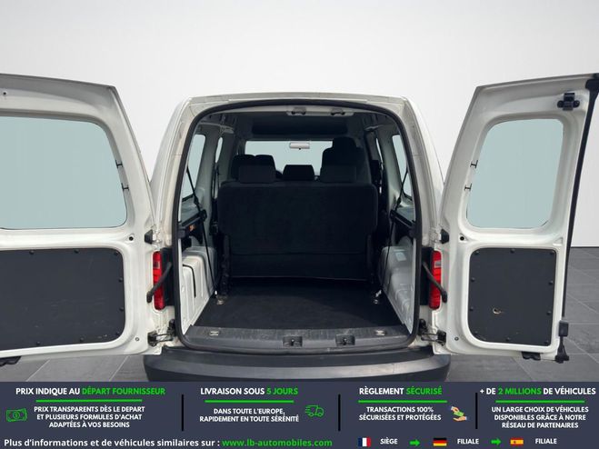 Volkswagen Caddy 102 ch BVM Blanc de 2017