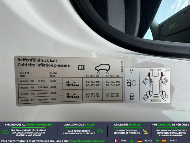 Volkswagen Caddy 102 ch BVM Blanc de 2017