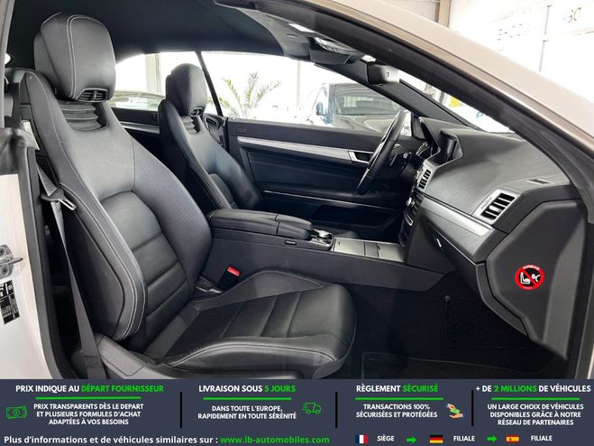 Mercedes Classe E 350 CDI BVA Blanc M�tallique de 2013