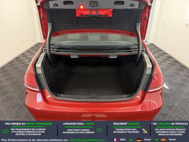 Mercedes Classe E 220 CDI BVA Rouge M�tallique de 2013